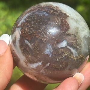 Natural Agate Stone Sphere